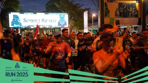 Race photo from Mangkunegaran Run 2025