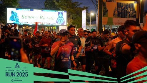 Race photo from Mangkunegaran Run 2025