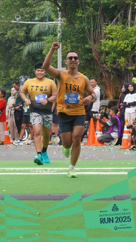 Race photo from Mangkunegaran Run 2025