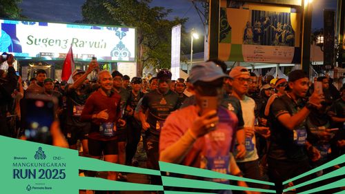 Race photo from Mangkunegaran Run 2025