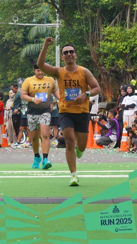 Race photo from Mangkunegaran Run 2025