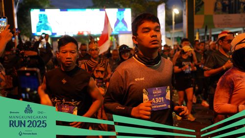 Race photo from Mangkunegaran Run 2025