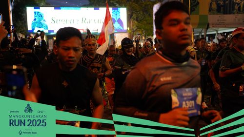 Race photo from Mangkunegaran Run 2025