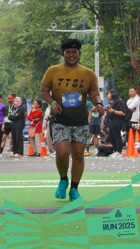 Race photo from Mangkunegaran Run 2025