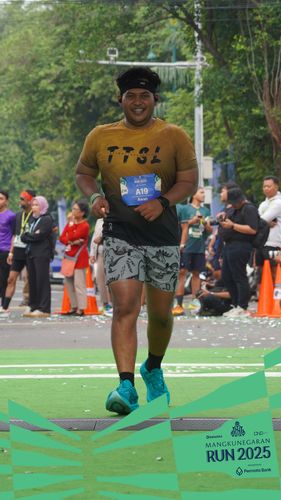 Race photo from Mangkunegaran Run 2025