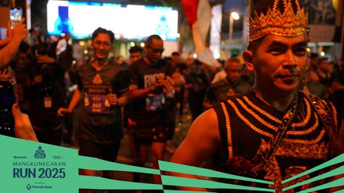 Race photo from Mangkunegaran Run 2025