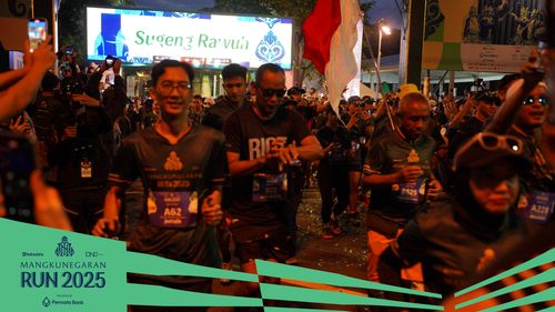 Race photo from Mangkunegaran Run 2025