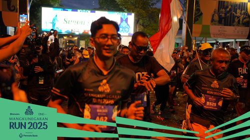 Race photo from Mangkunegaran Run 2025