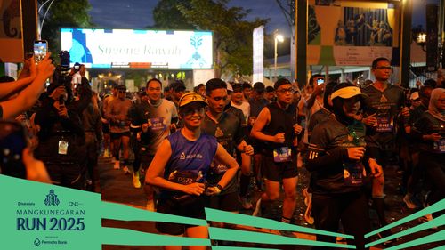 Race photo from Mangkunegaran Run 2025