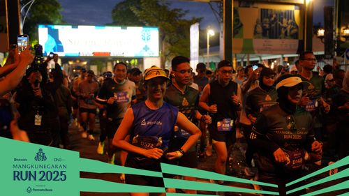 Race photo from Mangkunegaran Run 2025