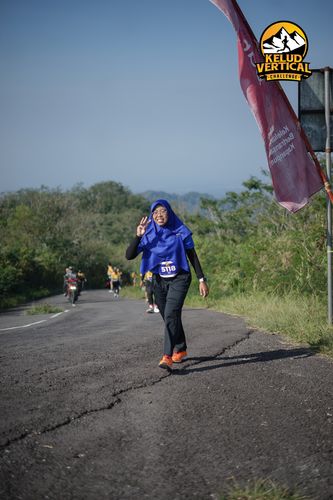 Race photo from Kelud Vertical Challenge 2024