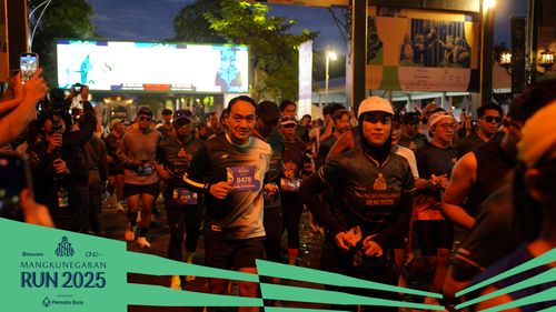 Race photo from Mangkunegaran Run 2025