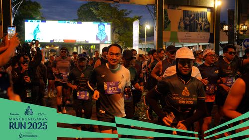 Race photo from Mangkunegaran Run 2025