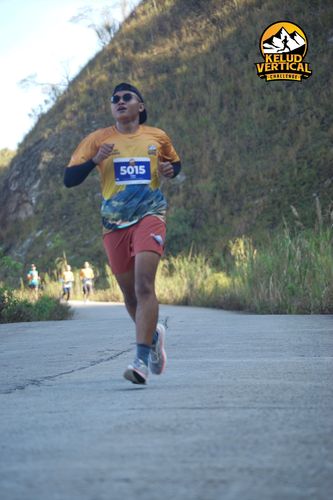 Race photo from Kelud Vertical Challenge 2024