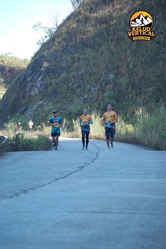Race photo from Kelud Vertical Challenge 2024