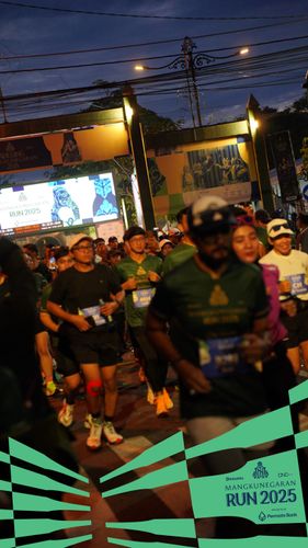 Race photo from Mangkunegaran Run 2025