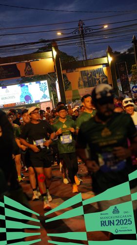 Race photo from Mangkunegaran Run 2025