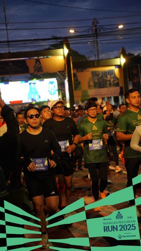 Race photo from Mangkunegaran Run 2025