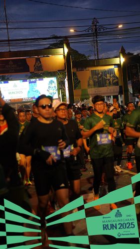 Race photo from Mangkunegaran Run 2025