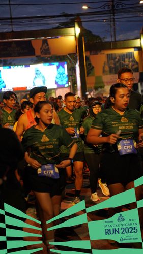 Race photo from Mangkunegaran Run 2025