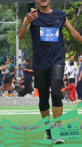 Race photo from Mangkunegaran Run 2025