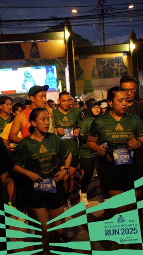 Race photo from Mangkunegaran Run 2025