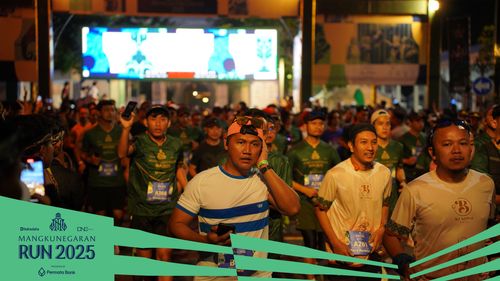 Race photo from Mangkunegaran Run 2025
