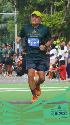 Race photo from Mangkunegaran Run 2025
