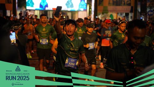 Race photo from Mangkunegaran Run 2025