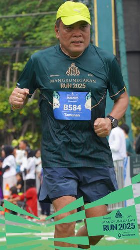 Race photo from Mangkunegaran Run 2025