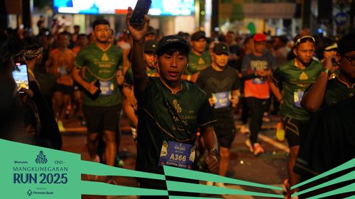 Race photo from Mangkunegaran Run 2025