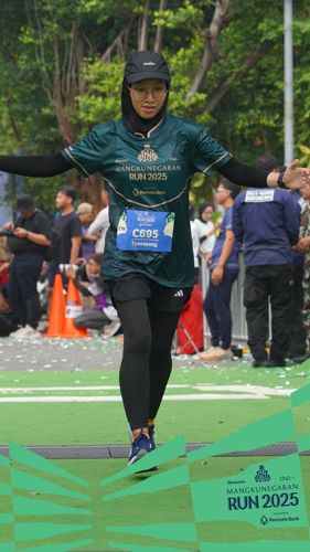 Race photo from Mangkunegaran Run 2025