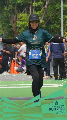 Race photo from Mangkunegaran Run 2025