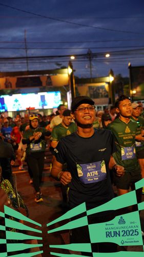 Race photo from Mangkunegaran Run 2025