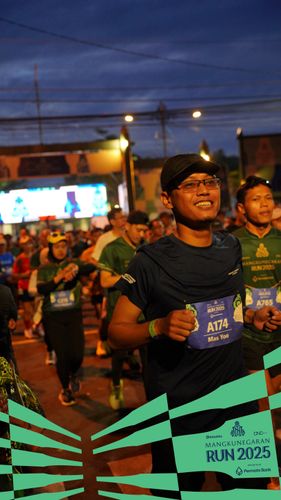 Race photo from Mangkunegaran Run 2025