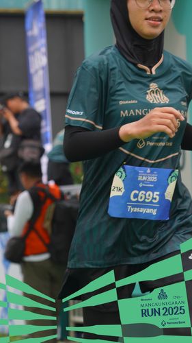 Race photo from Mangkunegaran Run 2025