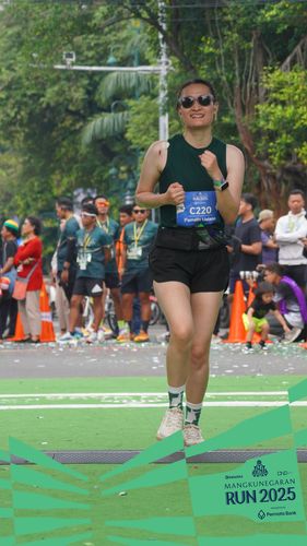 Race photo from Mangkunegaran Run 2025