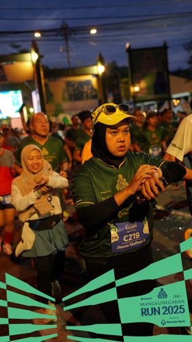 Race photo from Mangkunegaran Run 2025