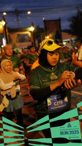 Race photo from Mangkunegaran Run 2025