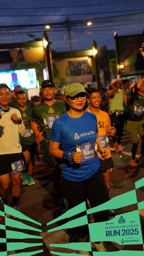 Race photo from Mangkunegaran Run 2025