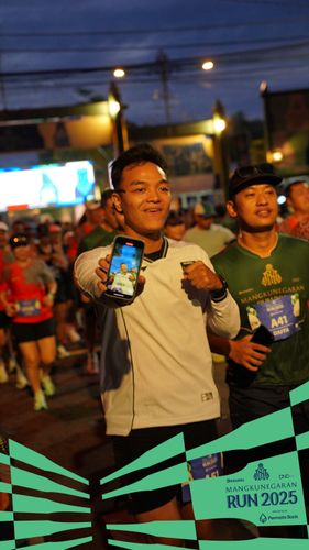 Race photo from Mangkunegaran Run 2025