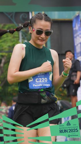Race photo from Mangkunegaran Run 2025