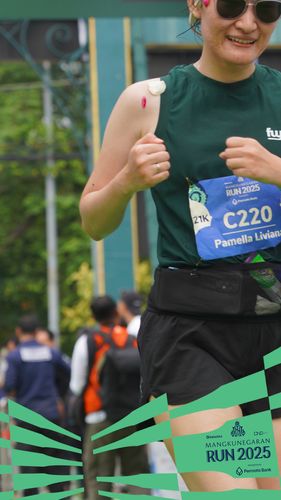 Race photo from Mangkunegaran Run 2025