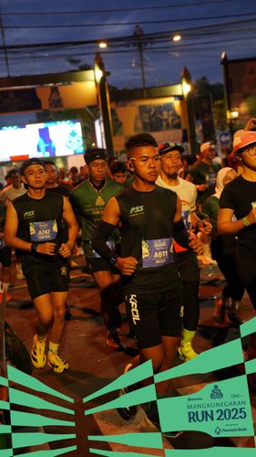 Race photo from Mangkunegaran Run 2025