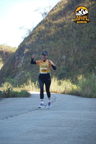 Race photo from Kelud Vertical Challenge 2024