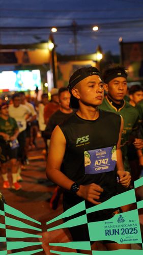 Race photo from Mangkunegaran Run 2025