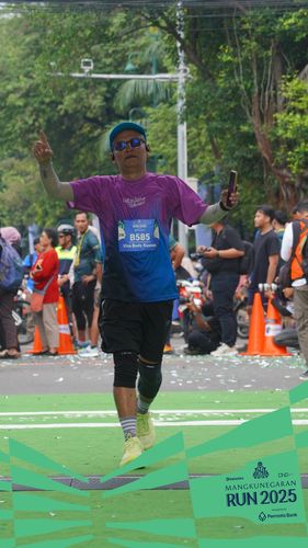 Race photo from Mangkunegaran Run 2025