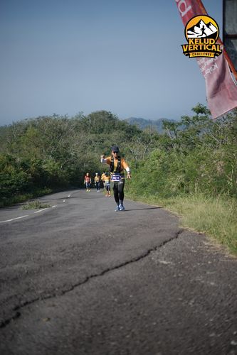 Race photo from Kelud Vertical Challenge 2024
