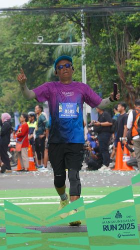 Race photo from Mangkunegaran Run 2025