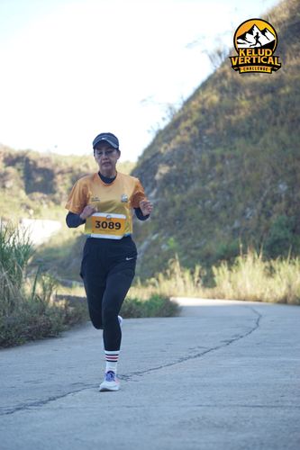 Race photo from Kelud Vertical Challenge 2024